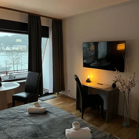 Rheinpanorama Suite Mit Balkon Coblence Extérieur photo