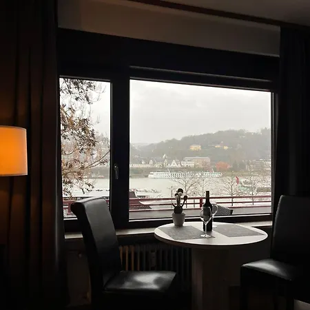 Rheinpanorama Suite Mit Balkon Coblence Extérieur photo